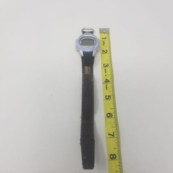 Columbia CL-5017 Adjustable Hook & Loop Fabric Band Digital Sports 10 Lap Watch - Picture 5 of 11